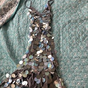 Sequin Open back dress